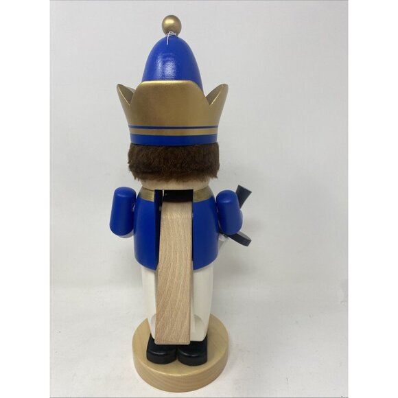 Steinbach German 12” Wooden Nutcracker Chubby Bavarian King With Sword S1377 - Picture 3 of 10
